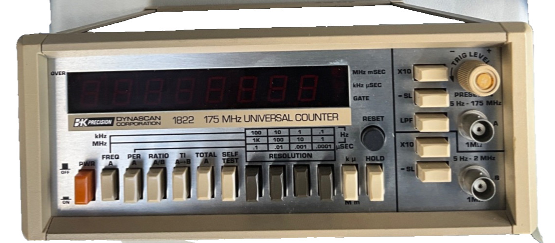 BK Precision DynaScan 1822 Universal Counter 175 MHz.