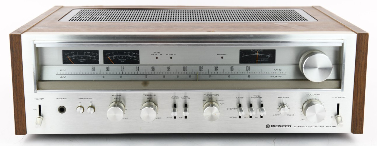 Vintage Pioneer SX-780 Stereo Receiver - Silver Face - Pro Serviced - Great Cond