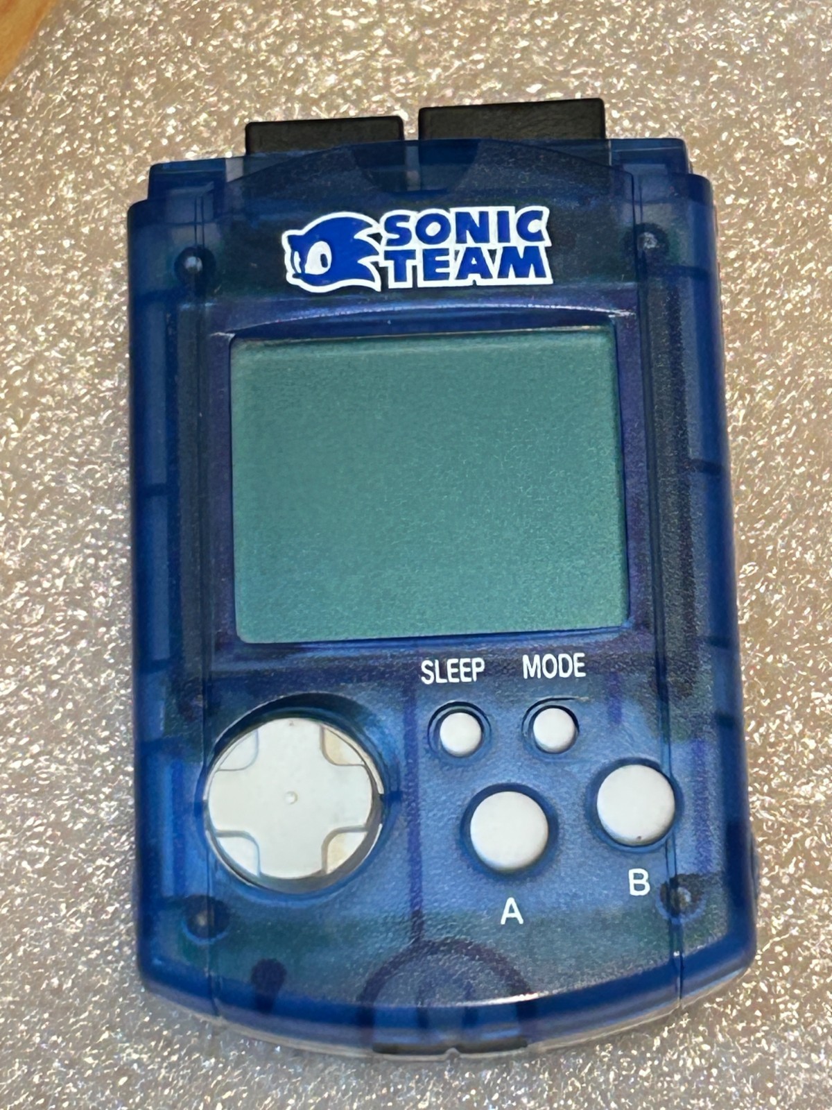 Sega Dreamcast VMU Sonic Team Limited Edition Clear Blue HKT-7000 Japan Tested