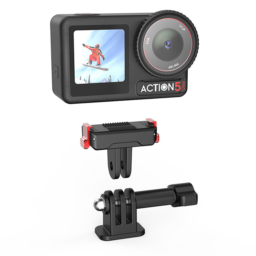 For DJI OSMO ACTION 4/3/5 PRO Magnetic Quick Release Base Quarter Adapter