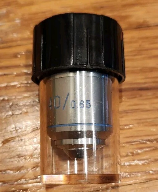 Microscope Objective Lens Plan 40/0.65 Made In Japan
