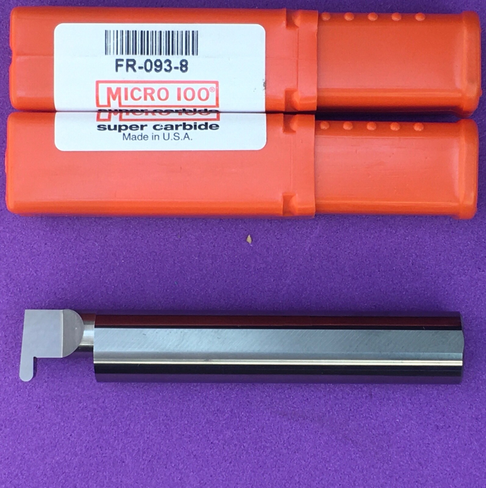 MICRO 100  FR - 093 - 8  Carbide Internal Full Radius Bar; 1/2" Shank🎯Machinist