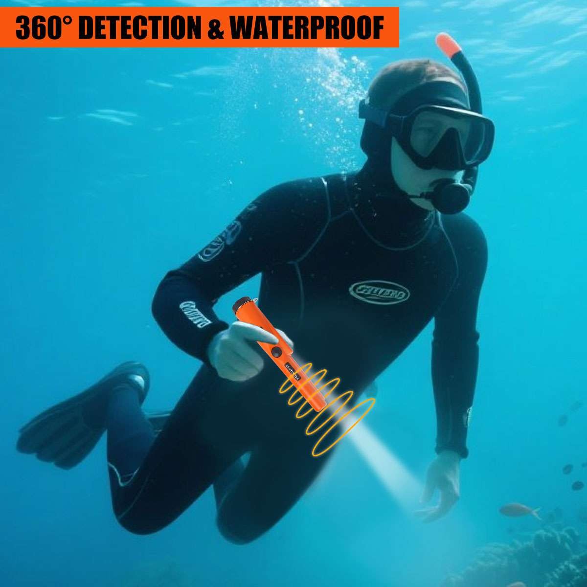 Metal Detector HandHeld Pro Pinpointer Pointer Probe Sensitive Tester Waterproof