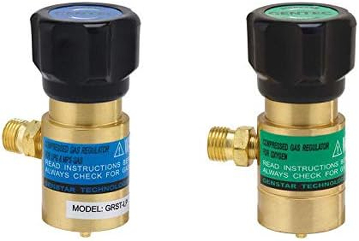 Set of  GRST-LP and GRST-X Little Torch Regulators for Disposable Tanks