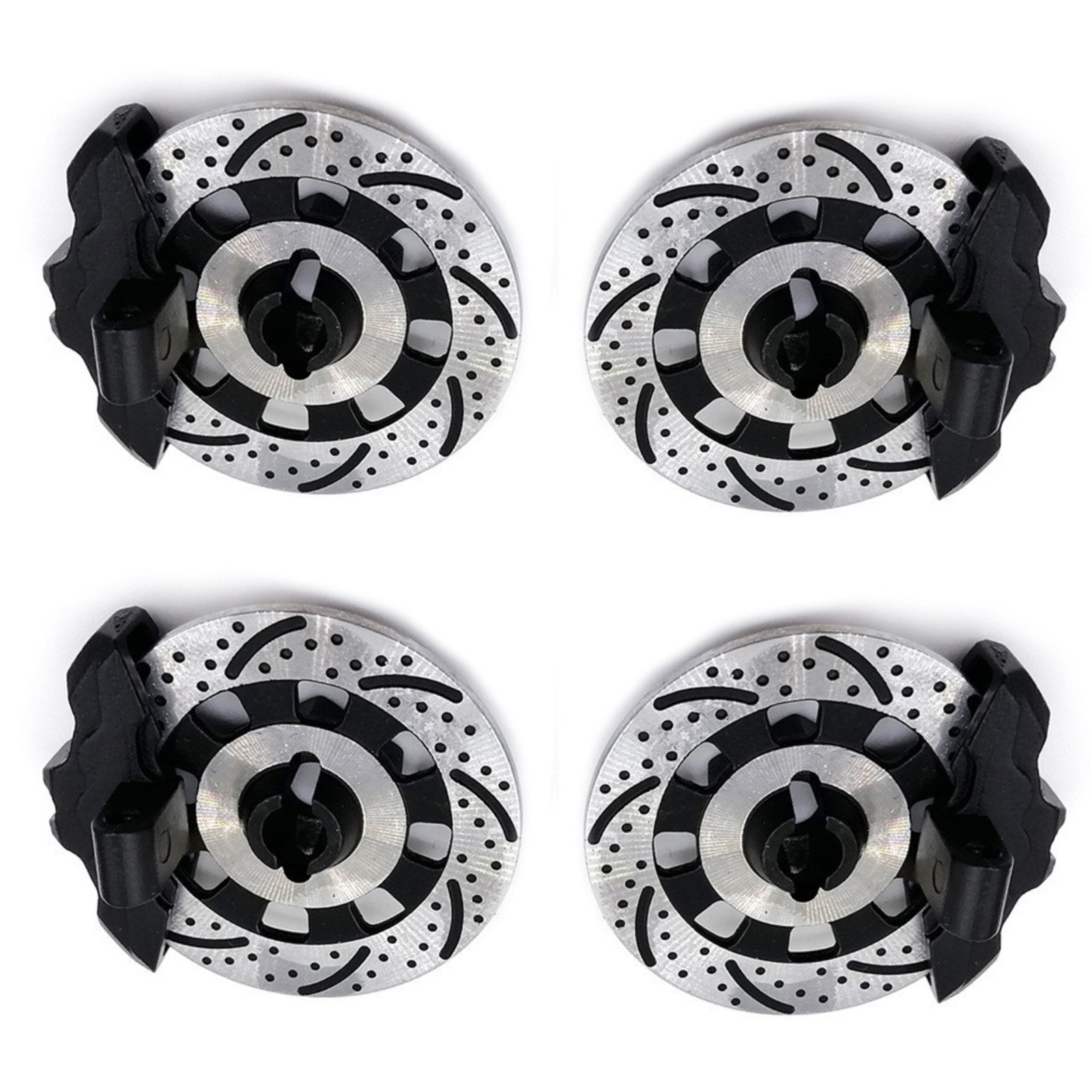 4Pcs Red Brake Disc Calipers For TRAXXAS UDR Unlimited Desert Racer 1/7 RC Car K