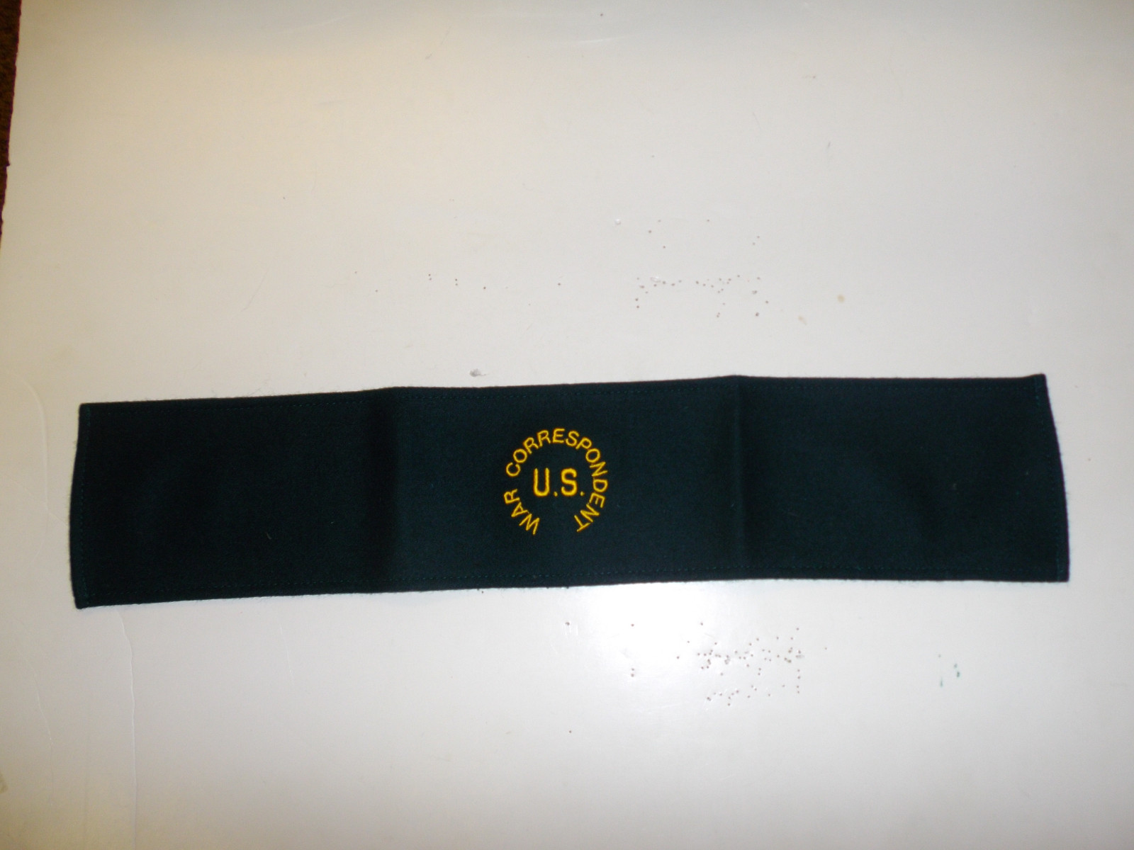 c0017 WW 2 Civilian US WAR CORRESPONDENT Armband Early issue R10A