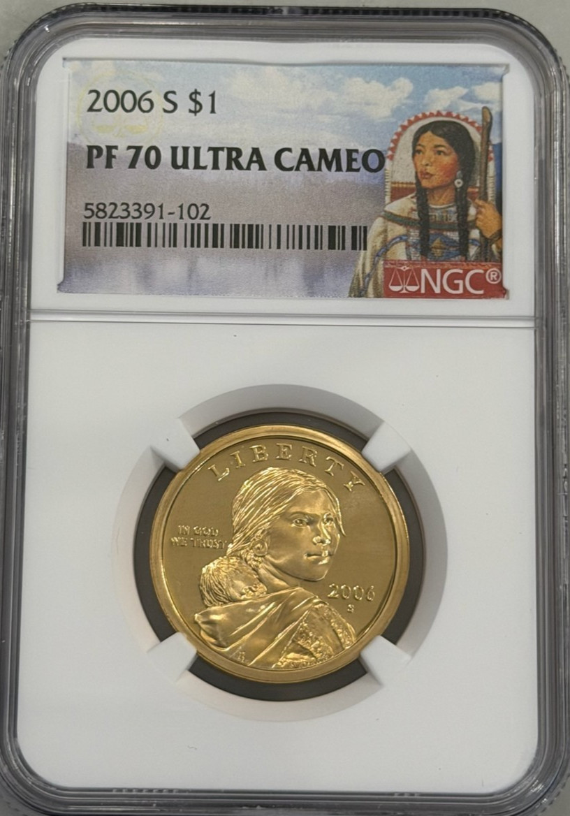 2006-S Sacagawea Dollar PF 70 Ultra Cameo NGC