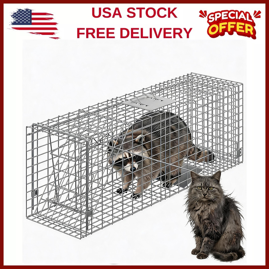 6 SIZES Rat Trap Cage Small Live Animal Pest Rodent Mouse Control Hunting Trap