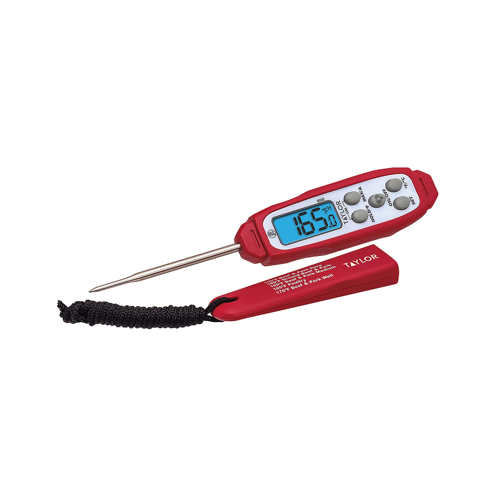 Digital Instant Read Meat Thermometer for GLP-1 High Protein Meal Prep – Wate...