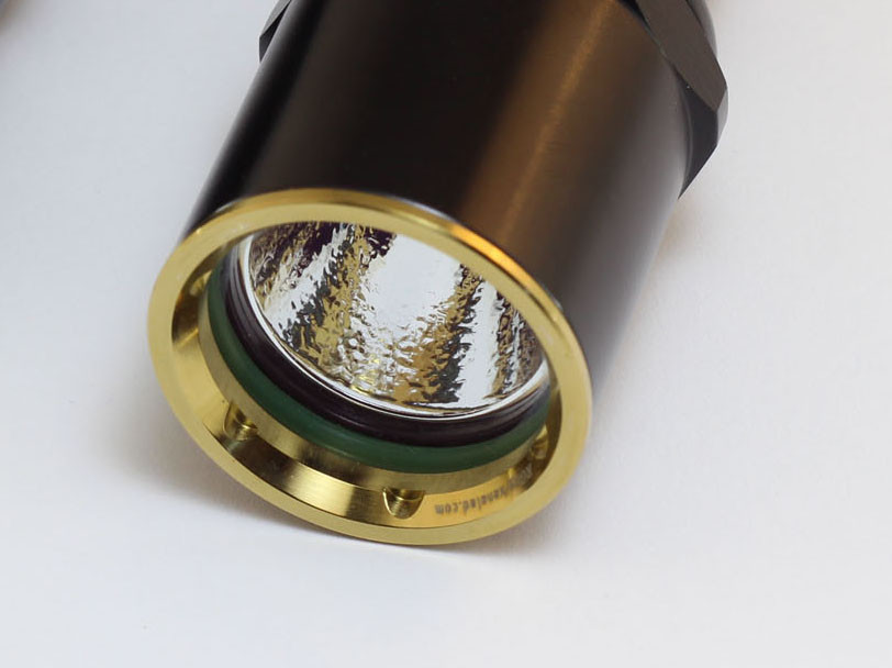 Gold Stainless Bezel Ring for SureFire Z44 (6P, C2 etc.) Smooth / Flat