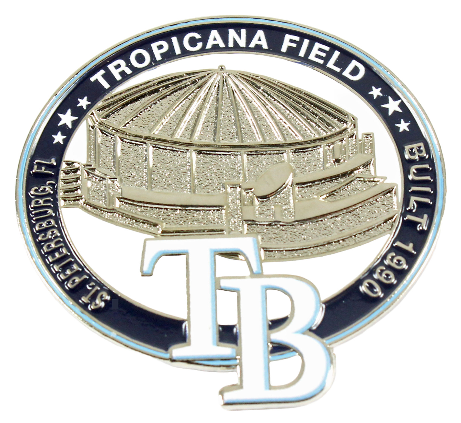 Tampa Bay Ray Tropicana Park Pin -  / Built 1990 - Limited 1,000