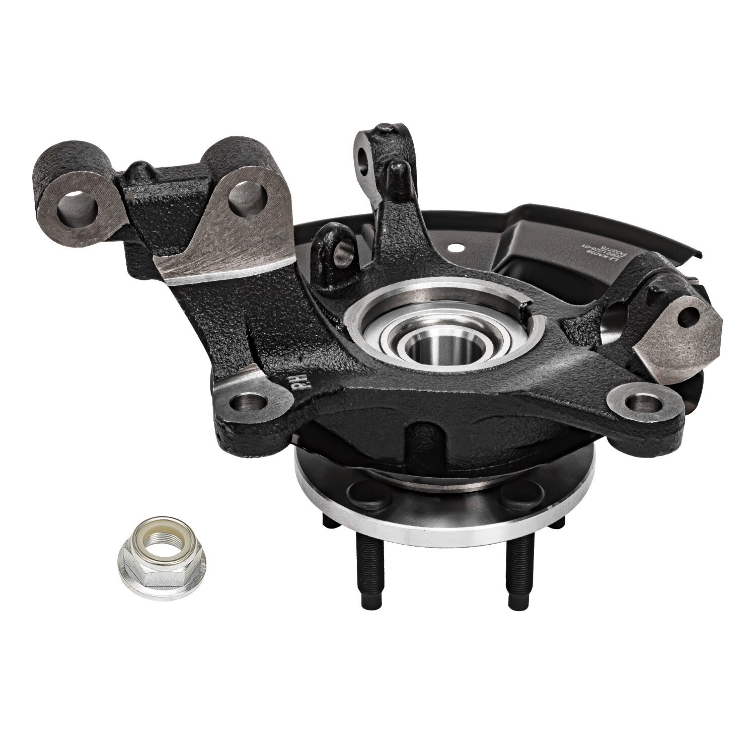 Front Steering Knuckles Rear Wheel Hub Bearings for 2011 2012 - 2014 Ford Edge