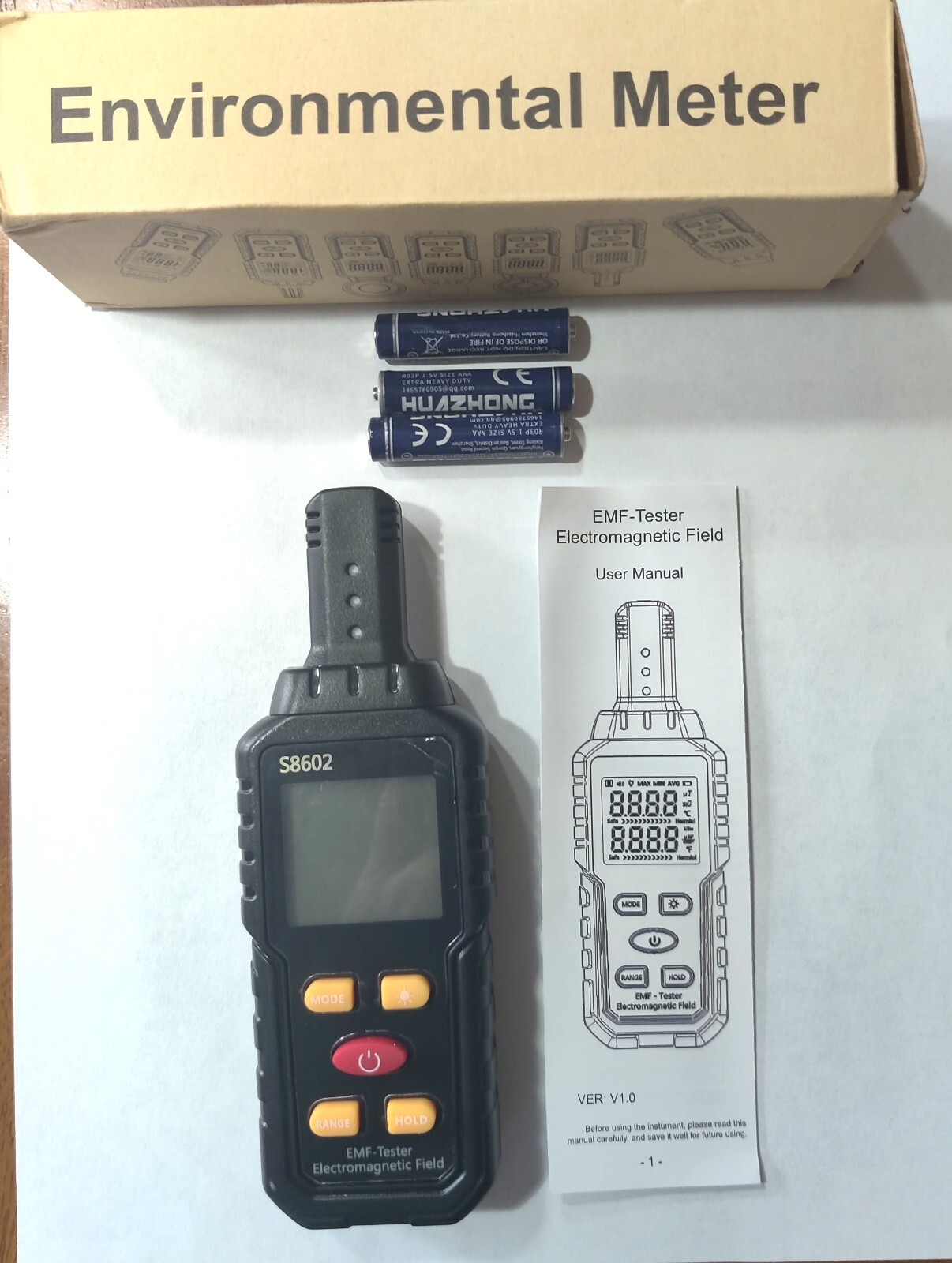 3 In 1 EMF Meter,EMF Electromagnetic Field Radiation Detector,EMF Tester - new