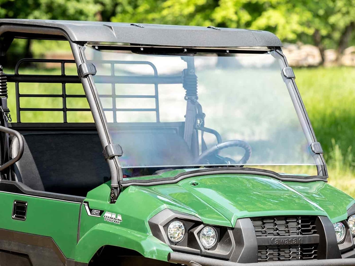 Front Windshield Window Scratch Resistant for 2019-2026 Kawasaki Mule PRO-MX