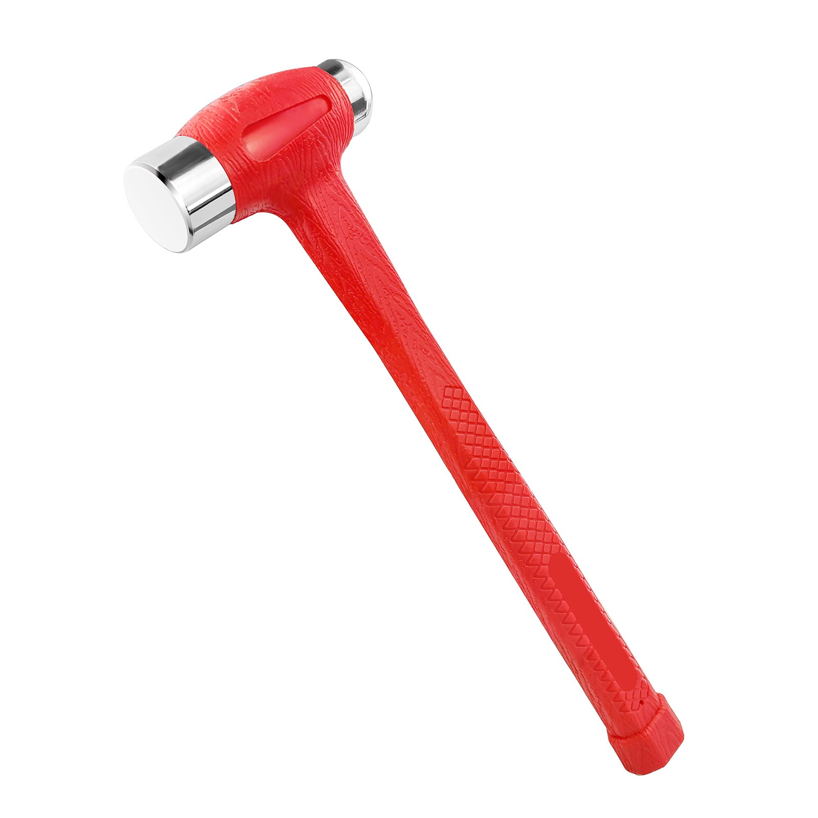 YIYITOOLS 24 oz Dead Blow Hammer Dual Head Ball Pein Hammer-24oz, Orange
