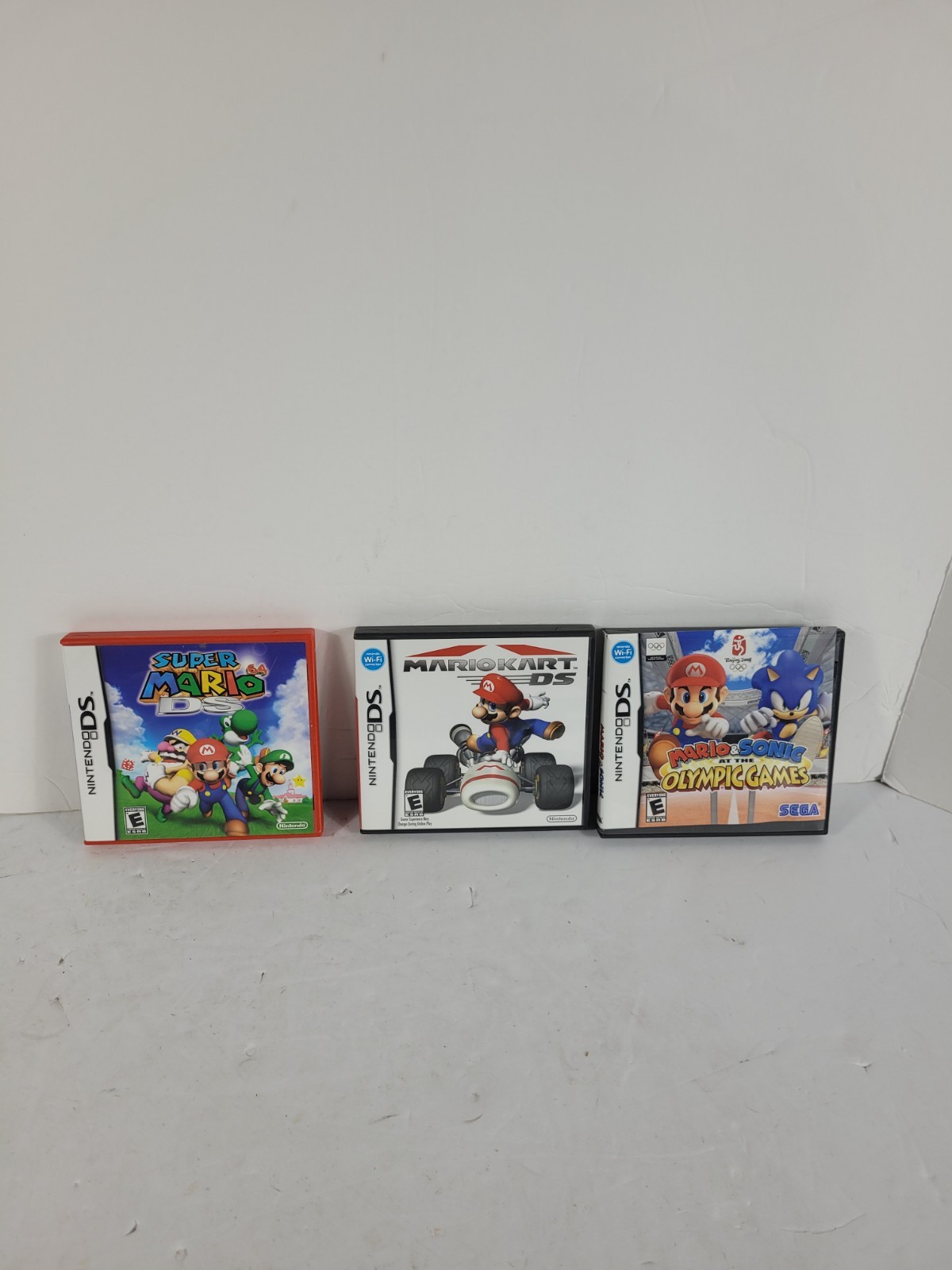 Lot Of 3 Mario Nintendo DS Cases Only Ships Free