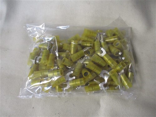 ANCOR FLANGED SPADE CONNECTORS (SET OF 100) 12-10 GAUGE 222322