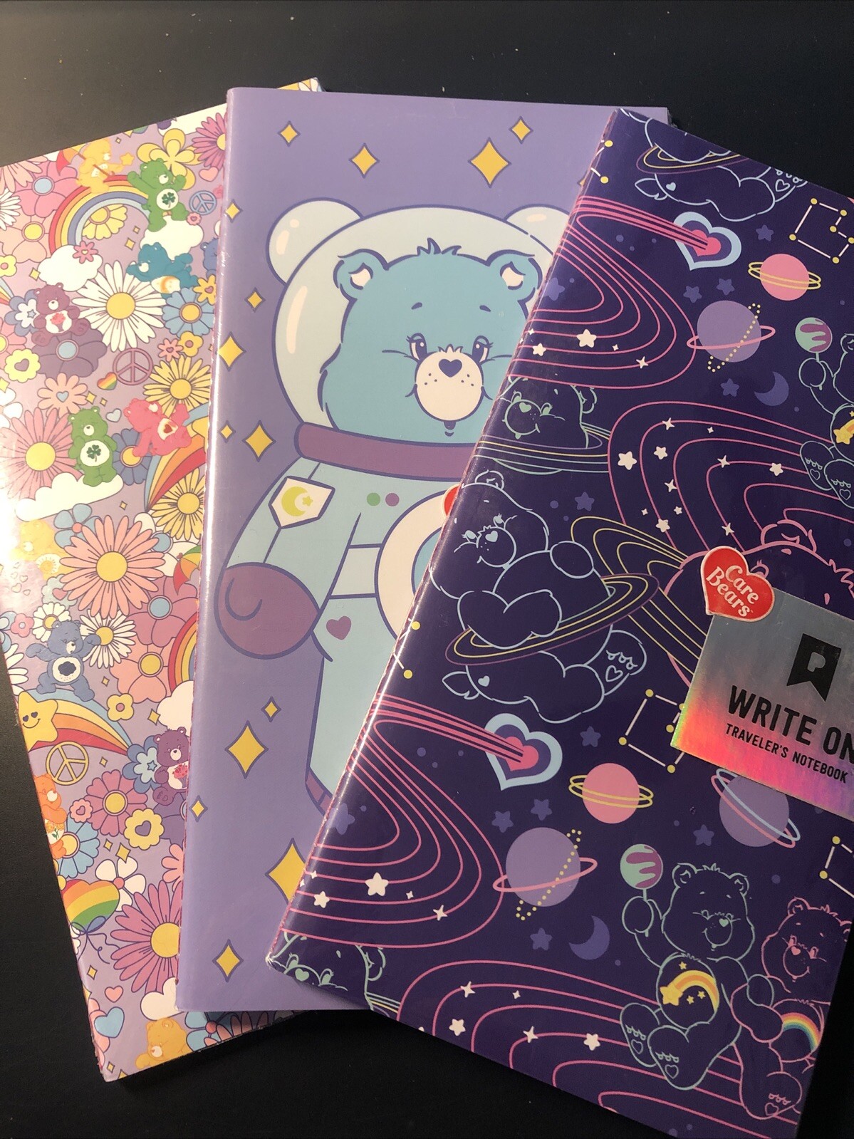 Pipsticks Traveler’s Notebook Classic Care Bears Pack of 3 Pipstickers NIP
