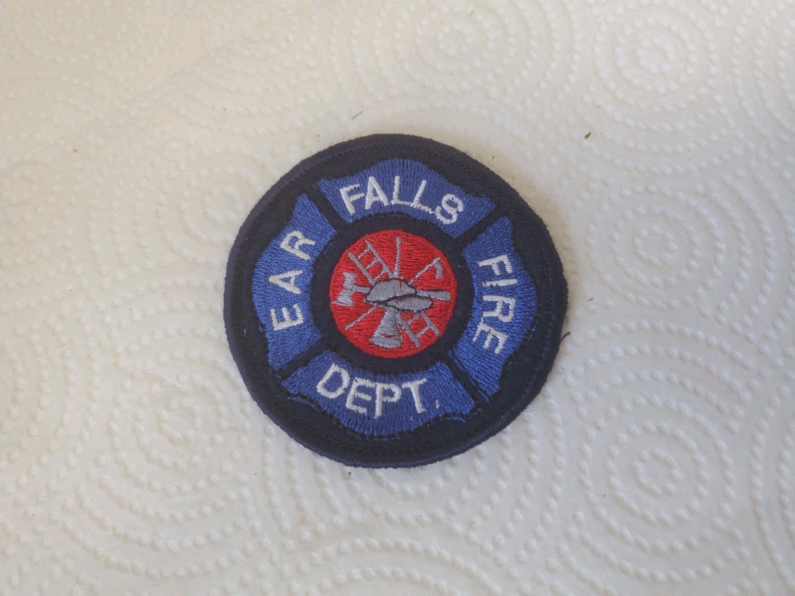 2-3/4" Cloth Patch Ear Falls Fire Department Ontario Canada