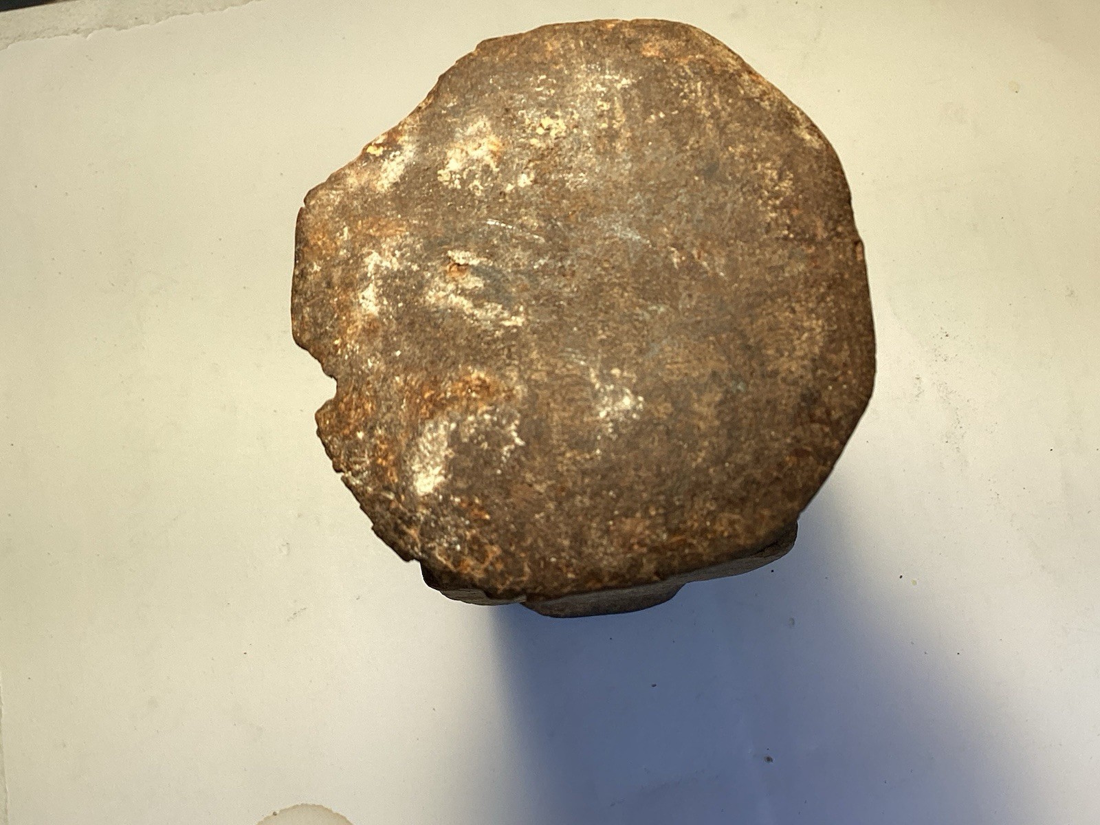 Vintage Unbranded Sledge Hammer Head Octagonal 7.5 Pounds