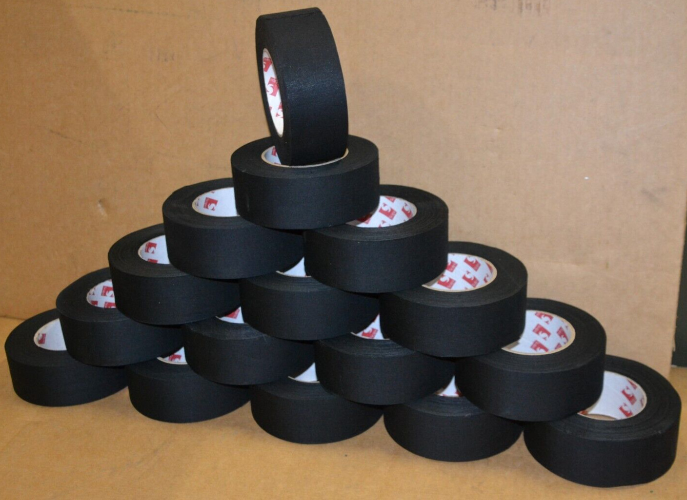 Box of 16 Genuine British Army Issue 5cm x 50m Scapa Black Sniper Repair Tape