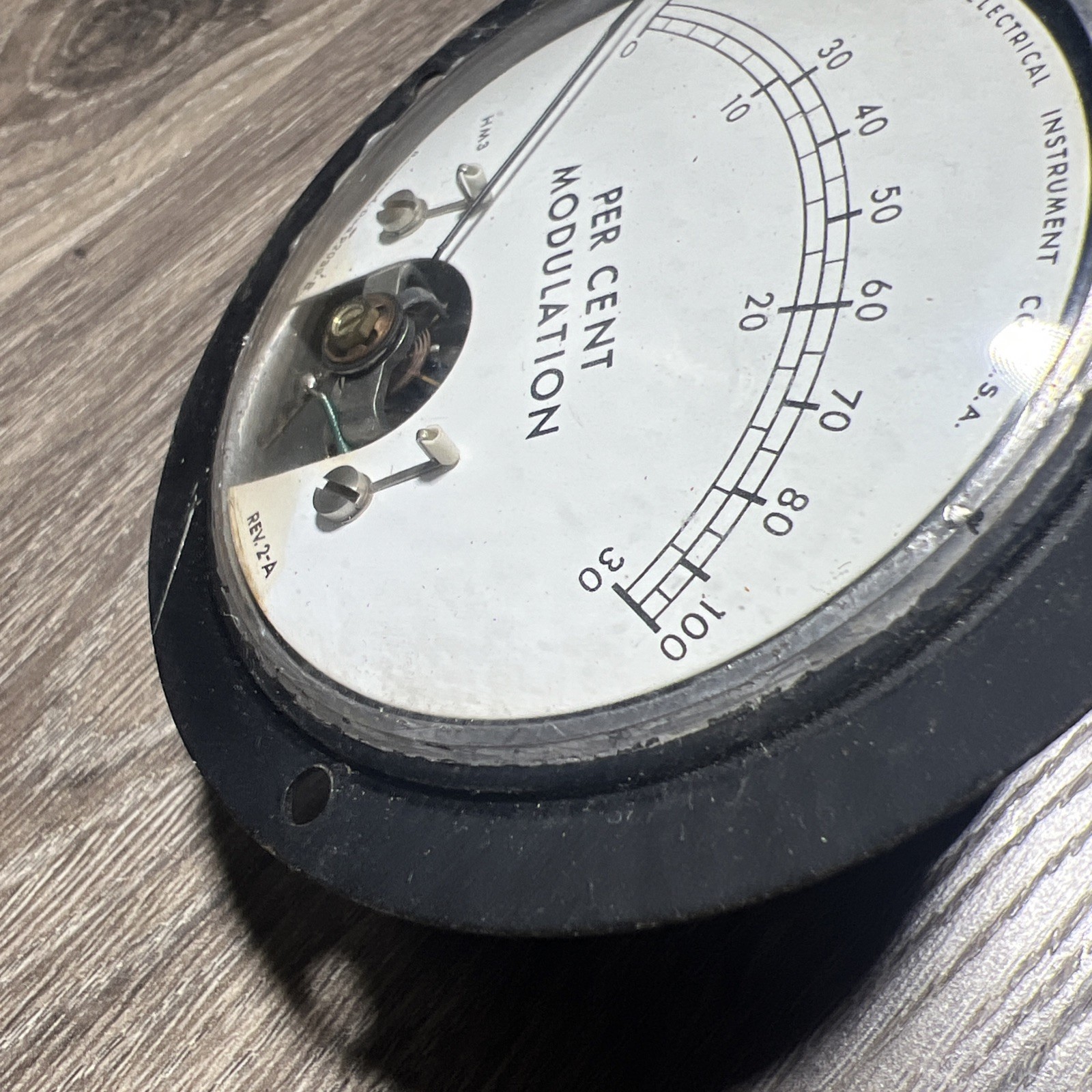 Marion Electrical HM-3 Aviation Aircraft Percent Modulation Meter 92039-B