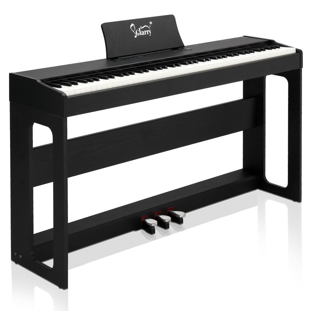 Glarry GDP-104 88 Keys Full Weighted Hammer Keyboards With Headphone