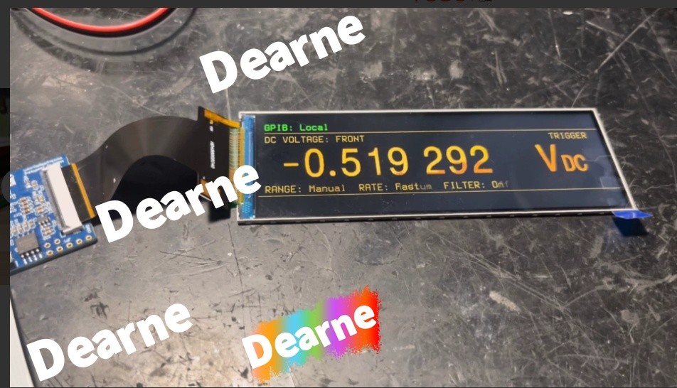Customized for keithley 2000, 2010, 2015 THD, 2016 Multimeter display +PCB board