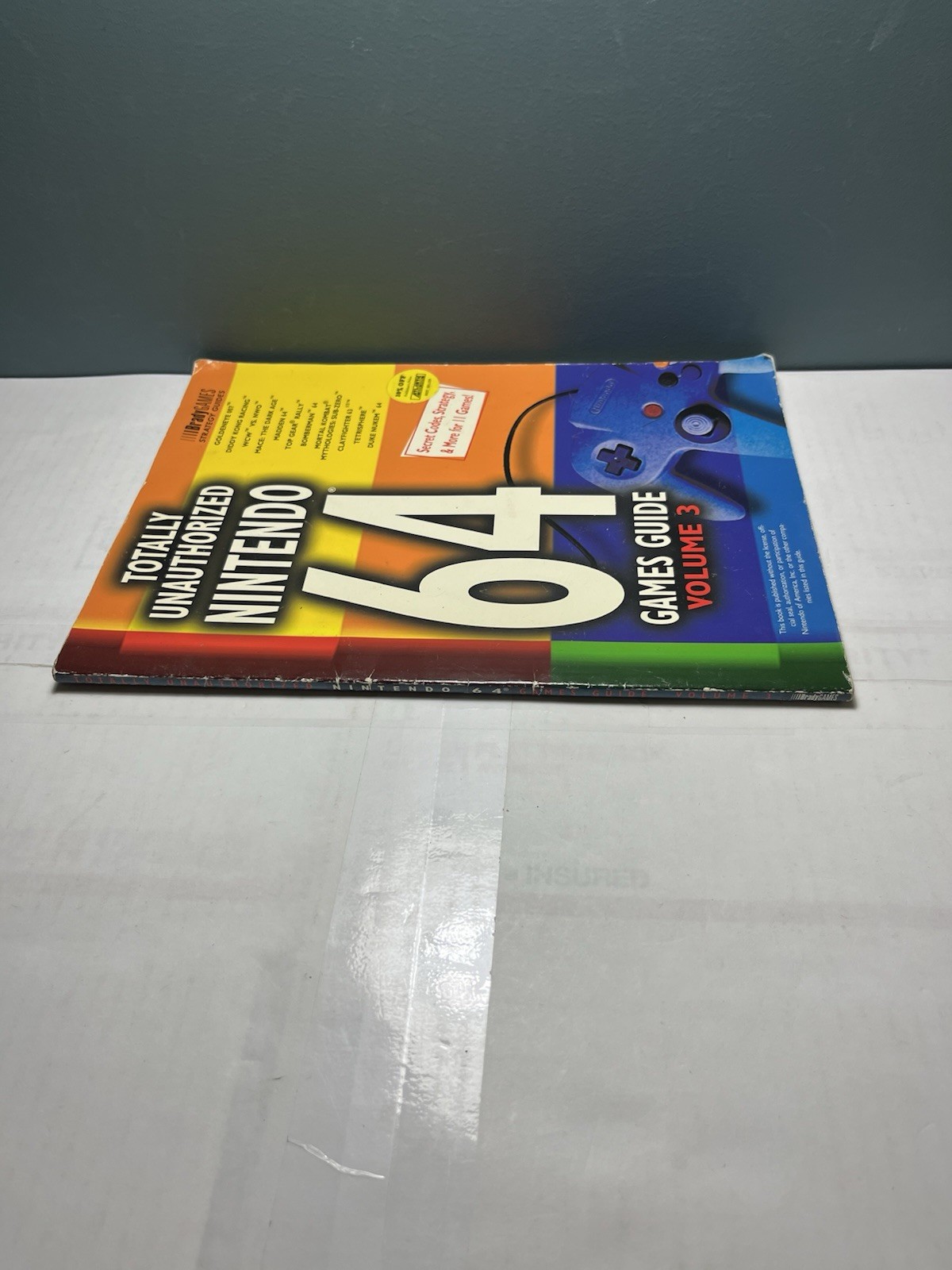 1998 totally unauthorized Nintendo 64 games guide volume three magazine