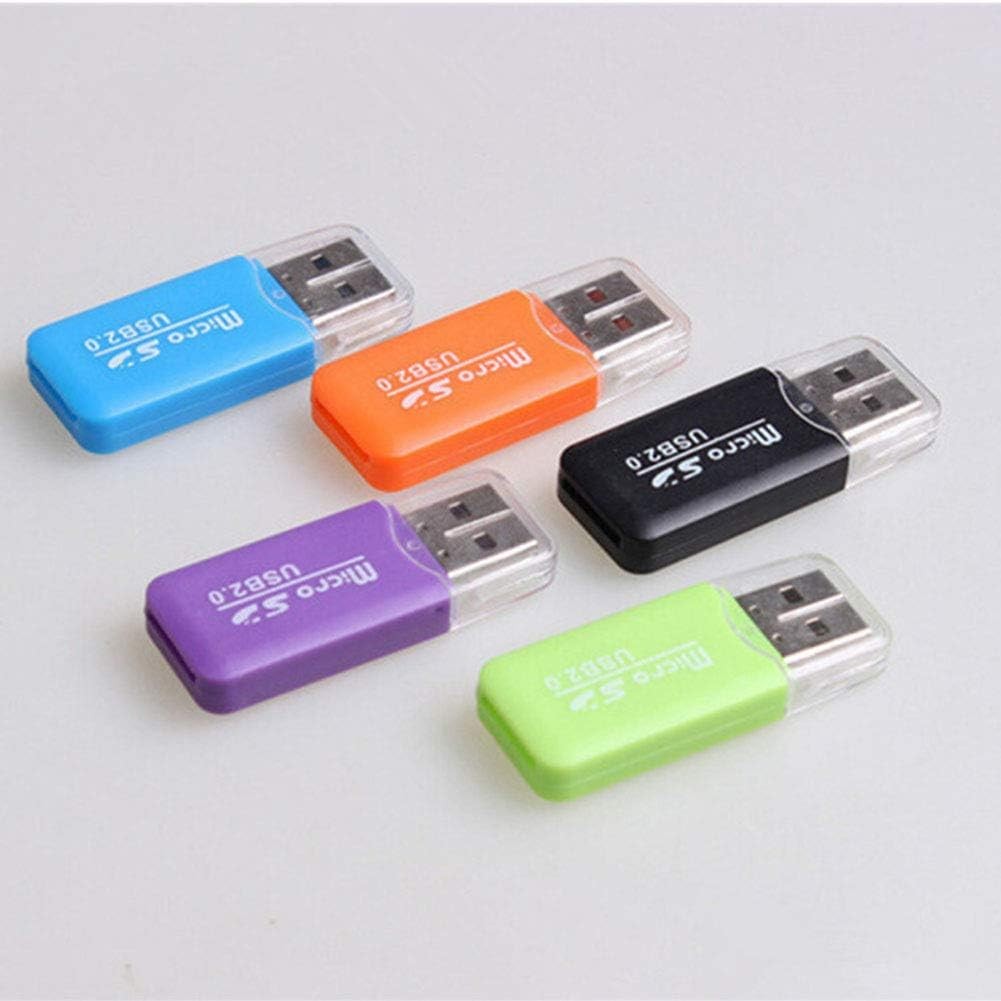 USB 2.0 Micro SD SDHC TF Card Reader Memory Adapter for PC Laptop Camera Lot