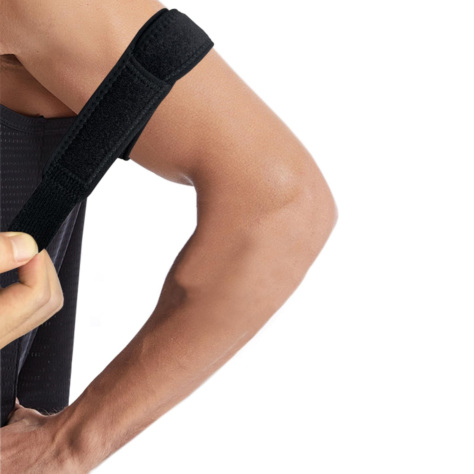 Elastic Upper Arm Strap Brace Support for Tendonitis Treatment, Tears, Swelli...