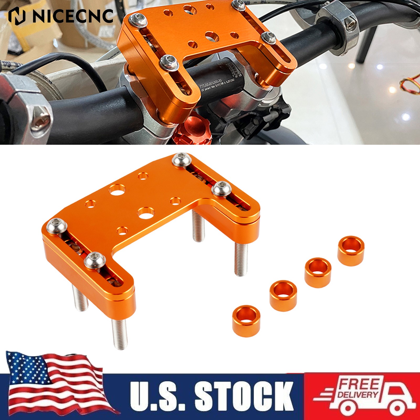 NICECNC Top Bar GPS Mount Clamp For KTM 125-530 EXC EXC F XC XCF SXF XCW 04-22