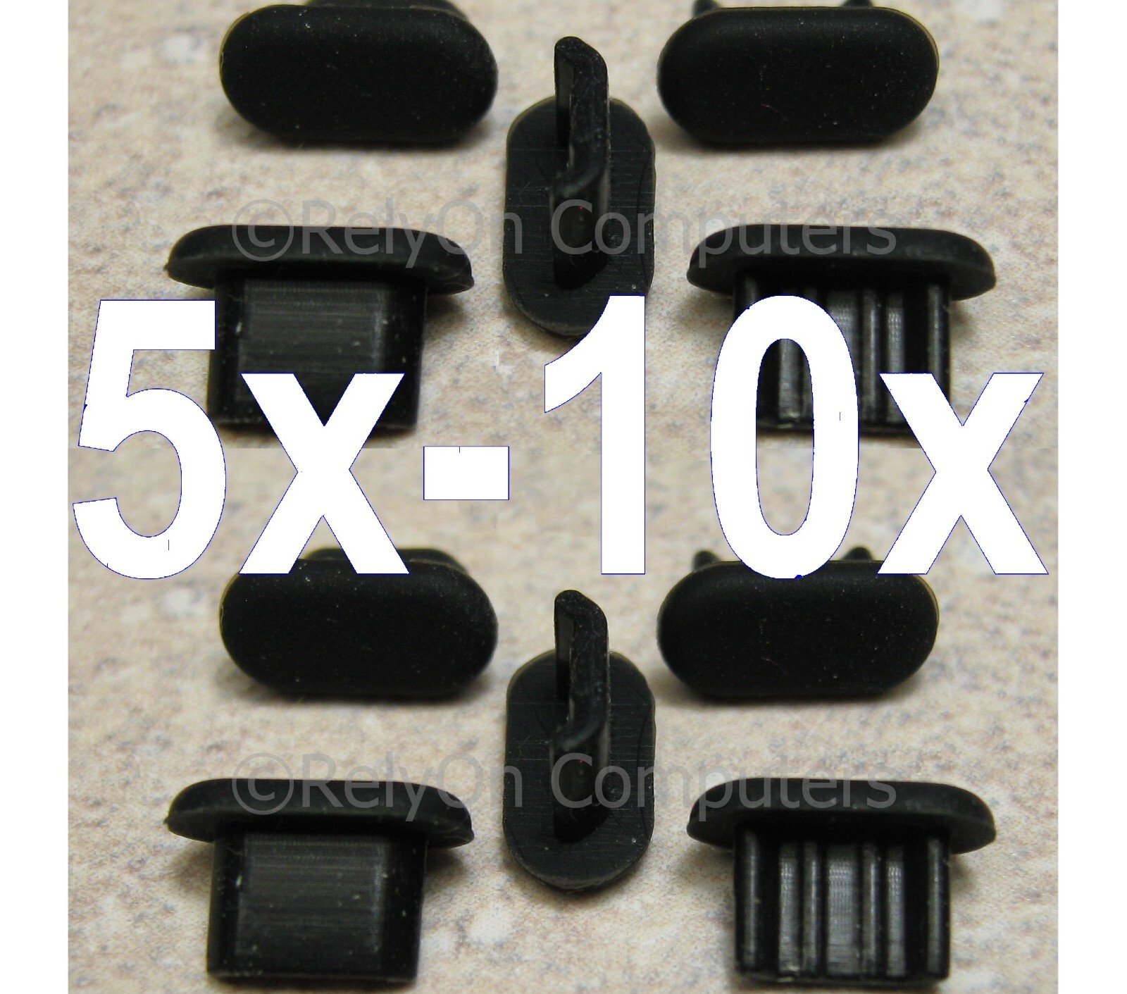 NEW 5-10 pcs Anti Dust Plug USB/Type-C/MicroUSB Silicone Cover for Charging Port