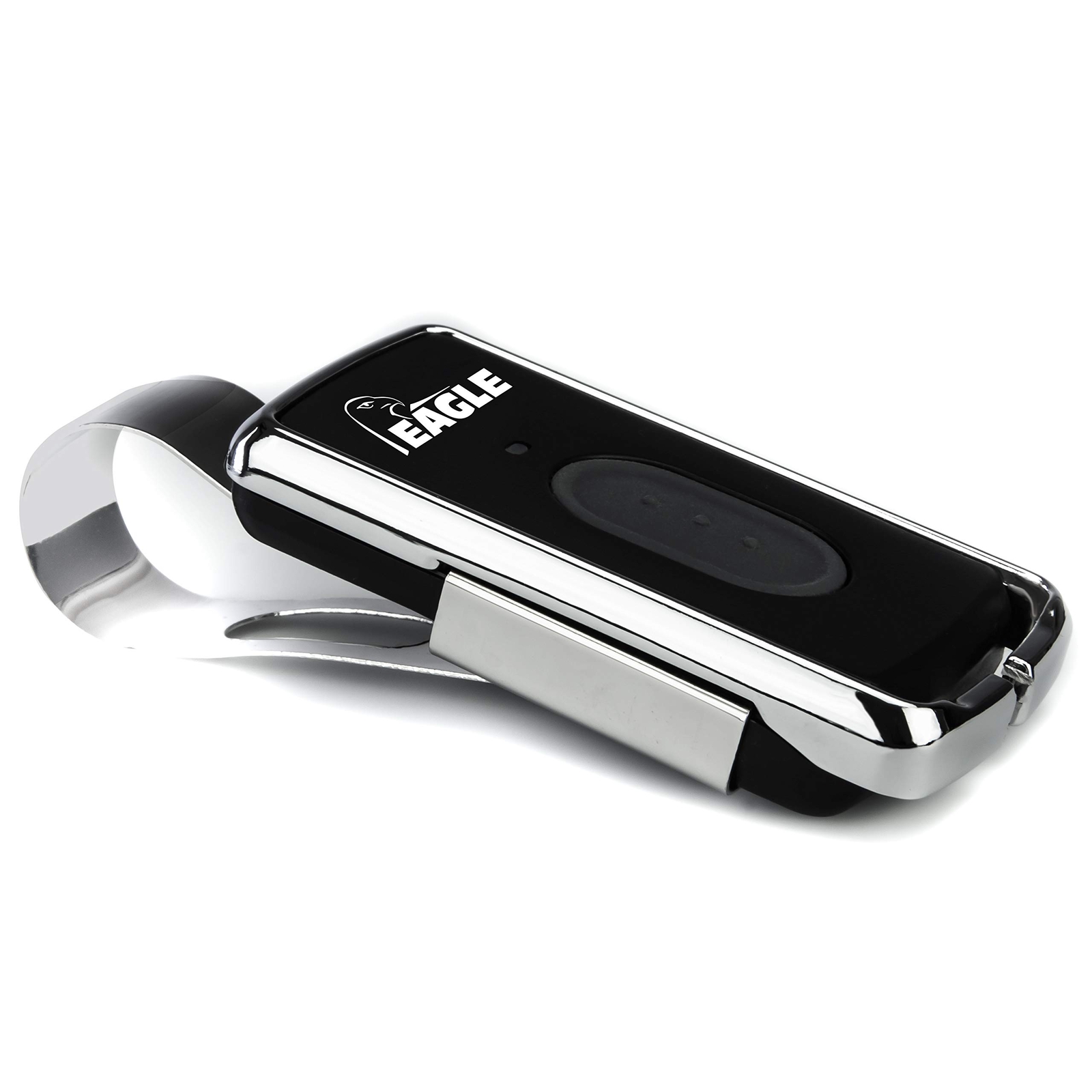 Black and Chrome Remote Control One Button Transmitter for Eagle Gate Operators