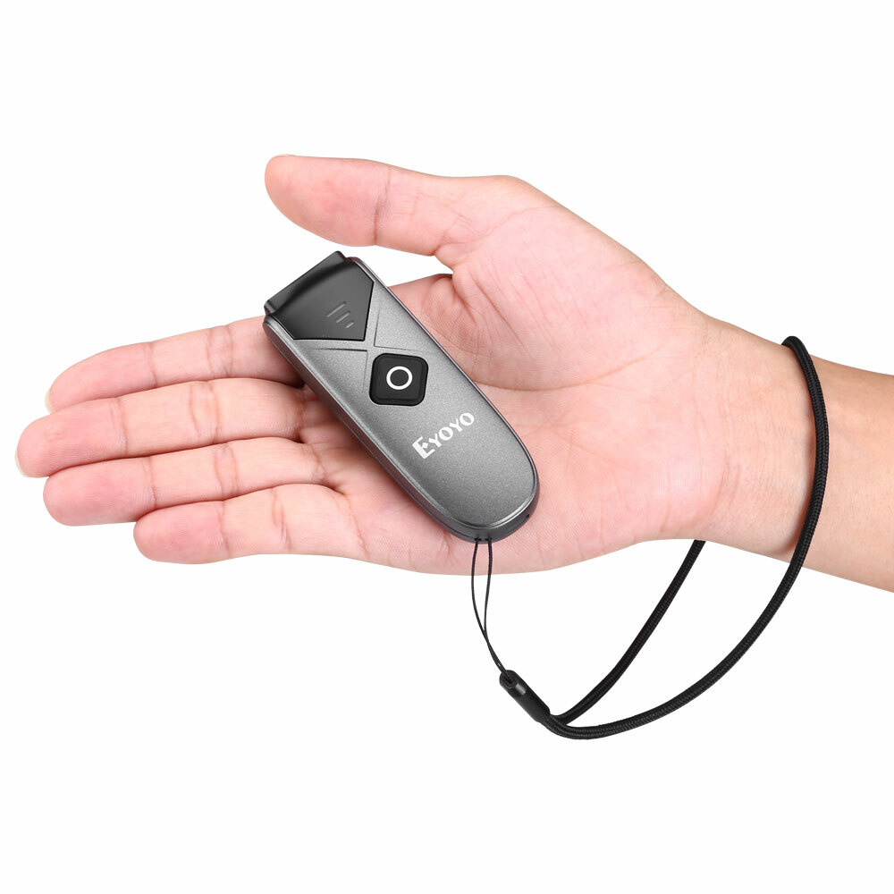 EYOYO 5PCS Mini Wireless 2D QR Code Barcode Scanner Bluetooth USB Reader for PC