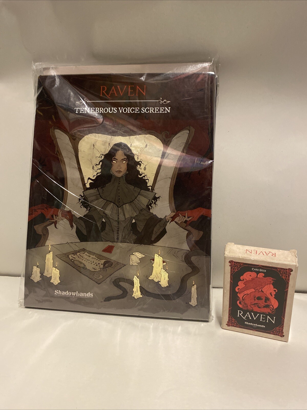 Raven Tenebrous Voice Screen + Card Deck | PLEASE SEE PHOTOS