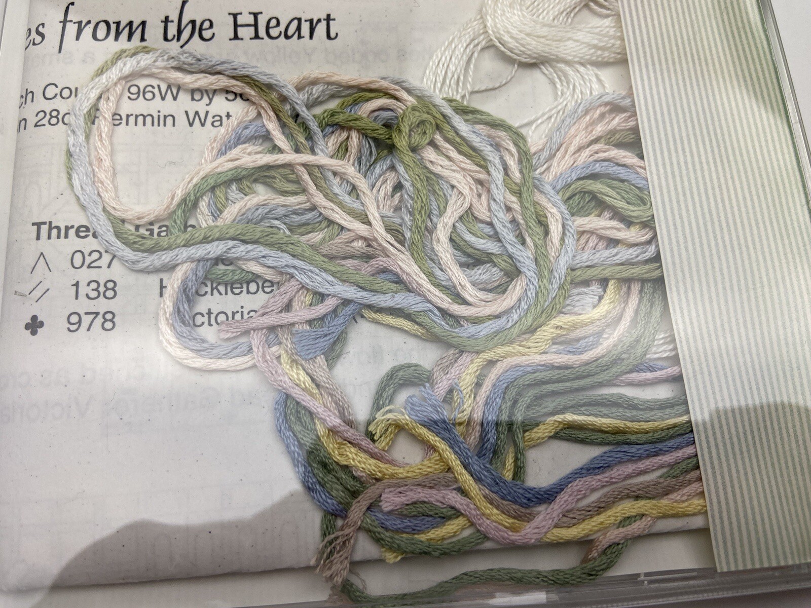 Charland Designs Stitches From Heart Counted Cross Stitch Pattern With Thread 5P