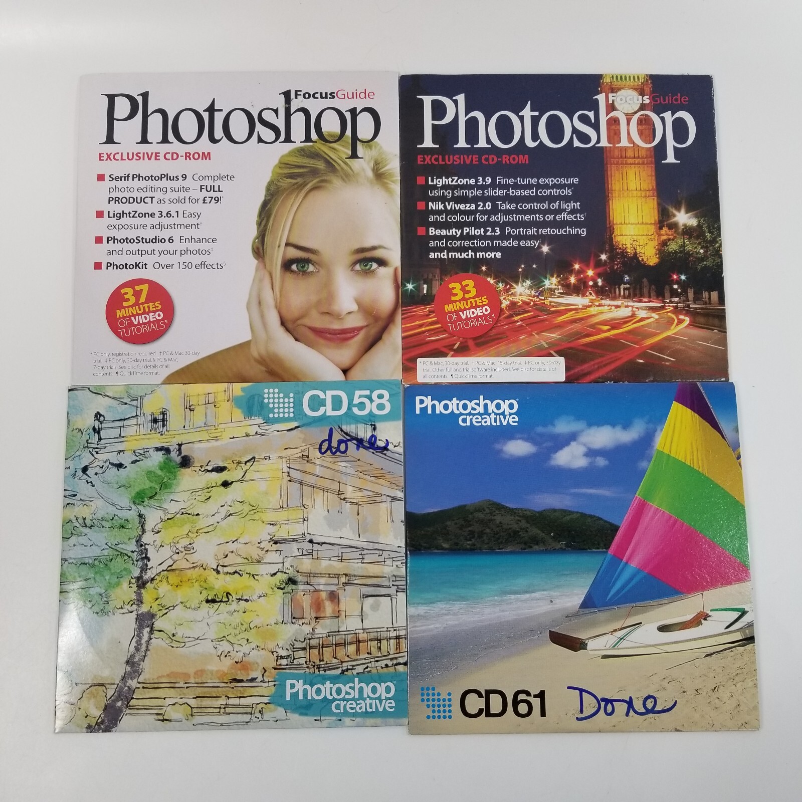 22 Photoshop Magazine Bonus CD-ROM Videos Tutorials Software Brushes Textures