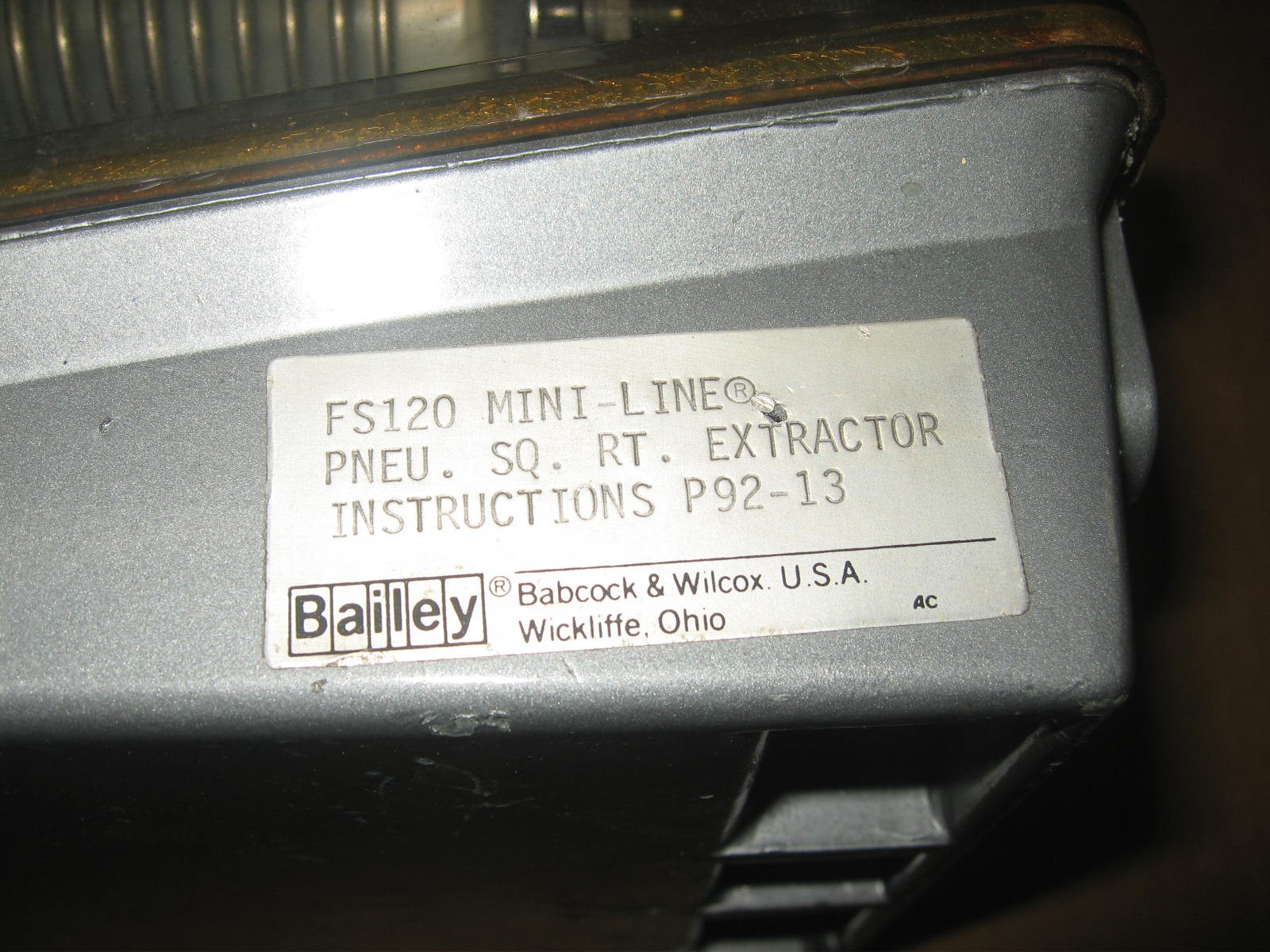 Bailey FS120 P92-13 Mini-Line Pneumatic Square Root Extractor