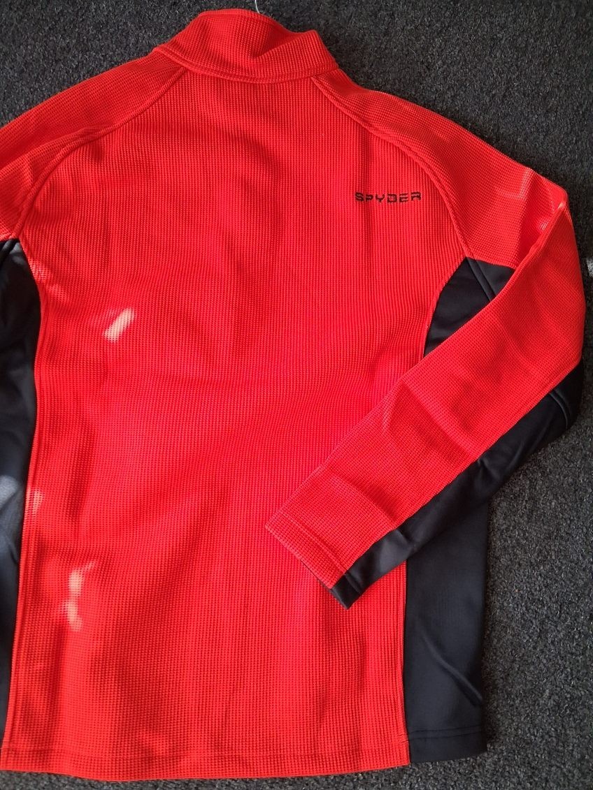 Spyder Half Zipper Pullover XL RED