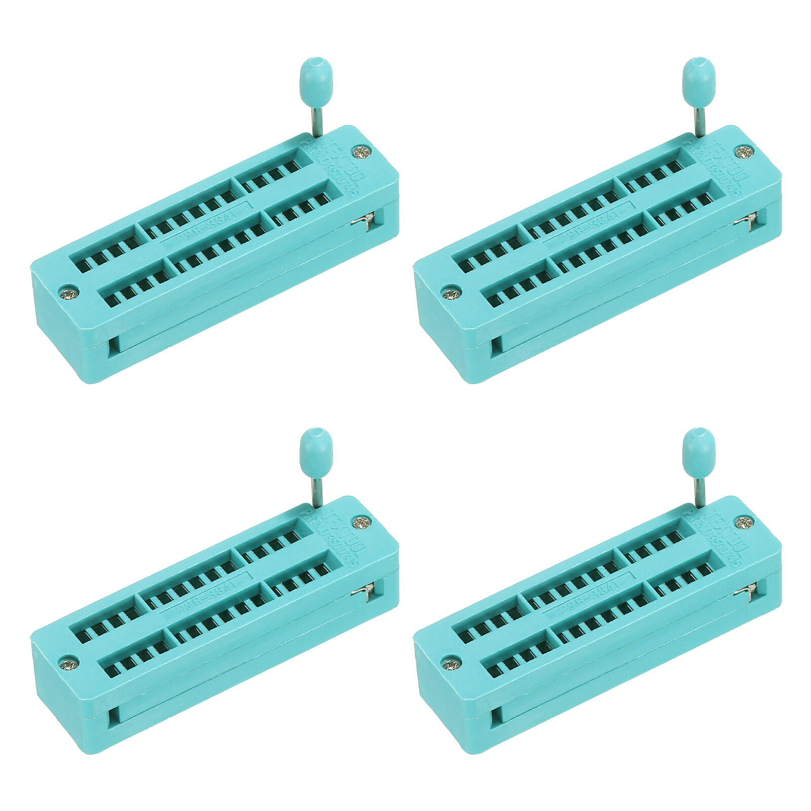 4 Pack Universal IC Test ZIF Socket 28 Pin 2.54mm Pitch Narrow