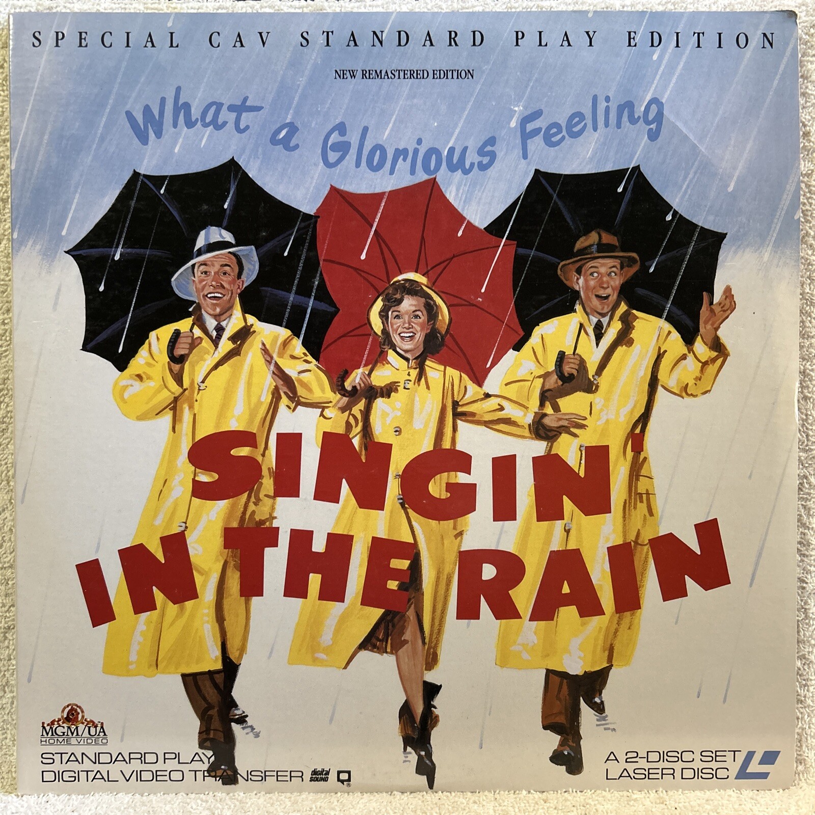 Singin' in the Rain LASERDISC Gene Kelly Donald O'Connor Debbie Reynolds