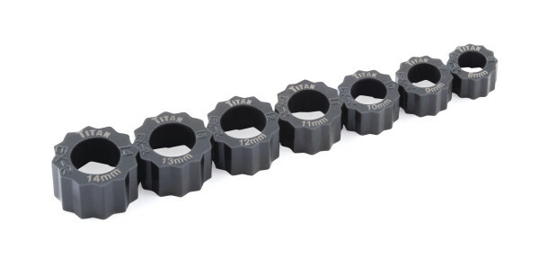 Titan 16057 7 Piece Damaged Bolt Extractor Set