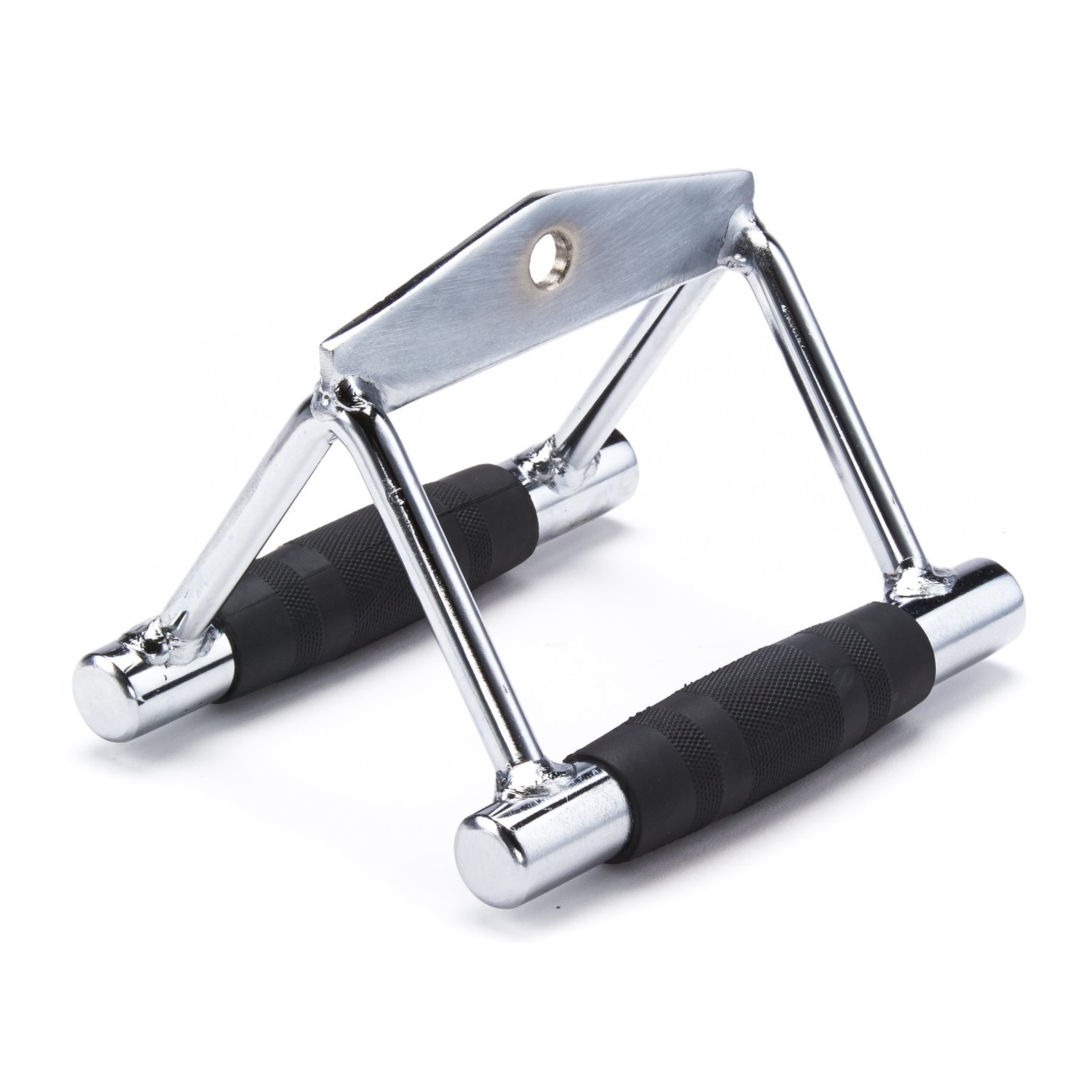Cable Machine Attachment Combo V Bar Tricep Rope Silver Gym Training Tool