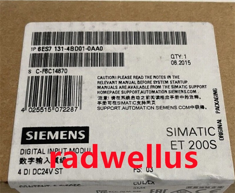 Siemens 6ES7131-4BD01-0AA0/6ES7 131-4BD01-0AA0 Analog Output Module New