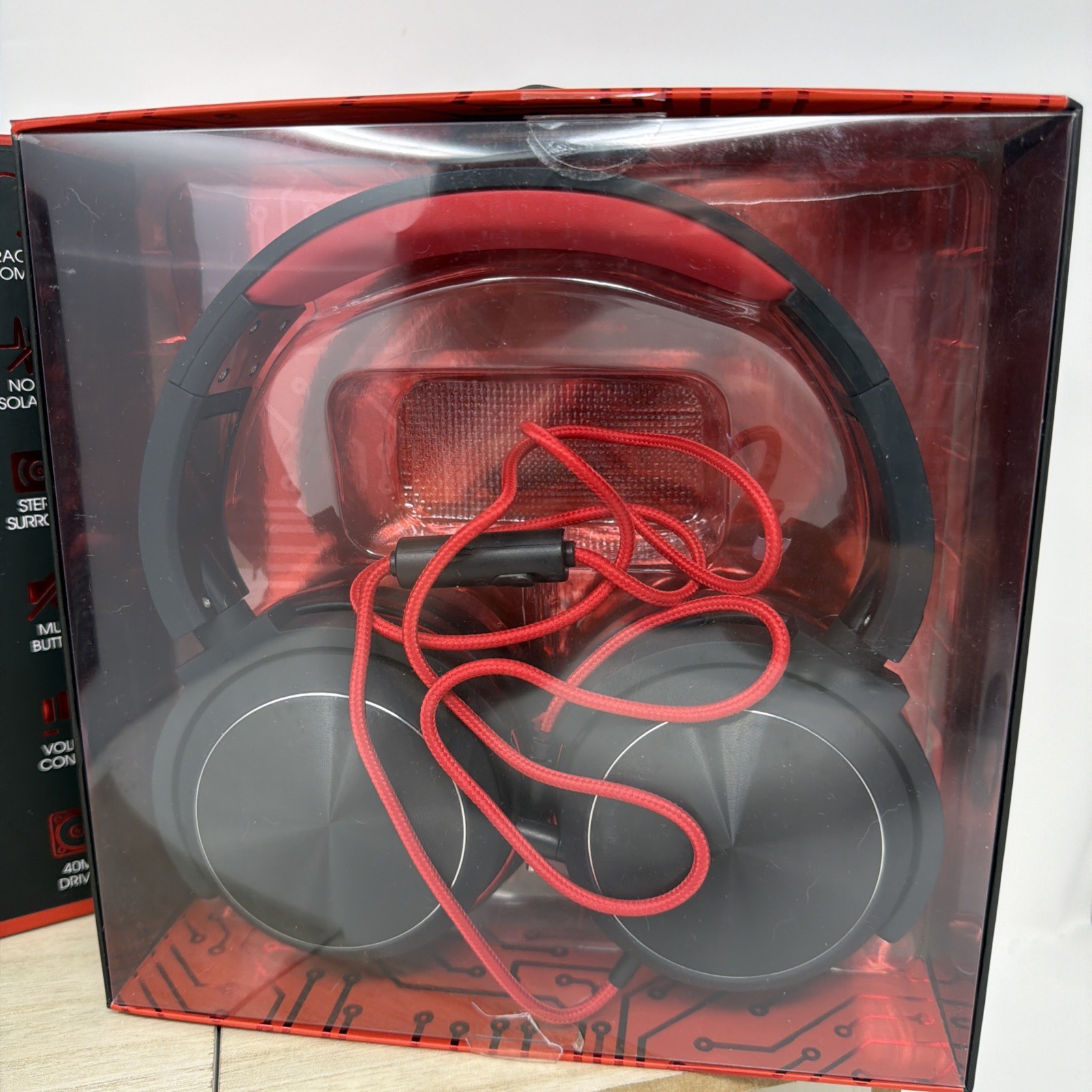 Sentry GX200 Red Gaming Headset PS4/XBOX One/Switch/PC