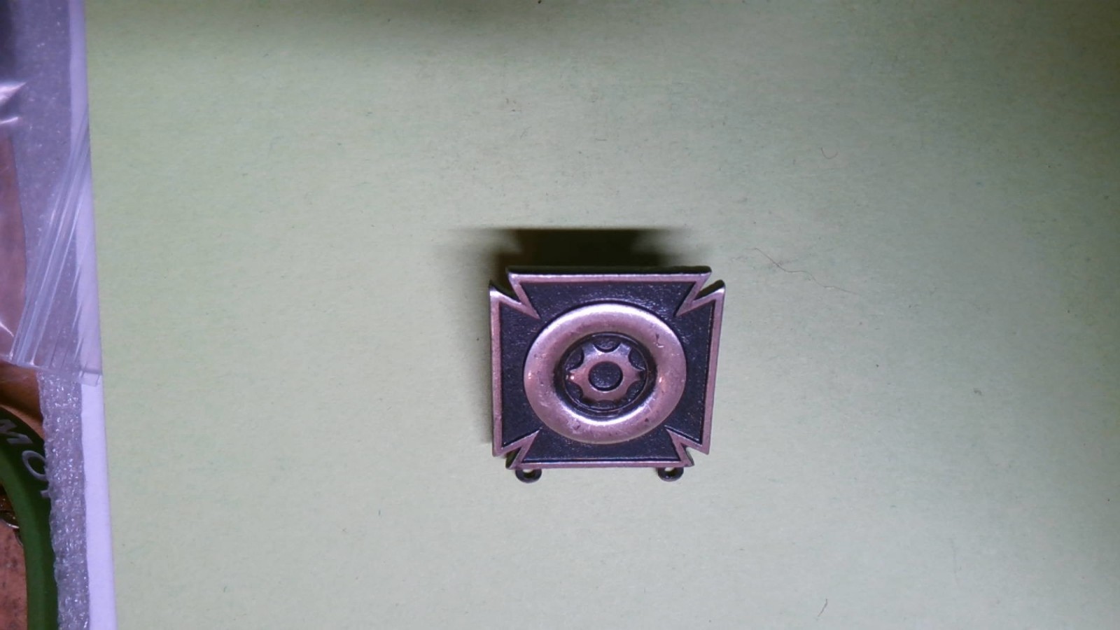 MILITARY INSIGNIA BADGE ARMY MARKSMANSHIP MECHANIC 1/20 SILVER FILLED #20