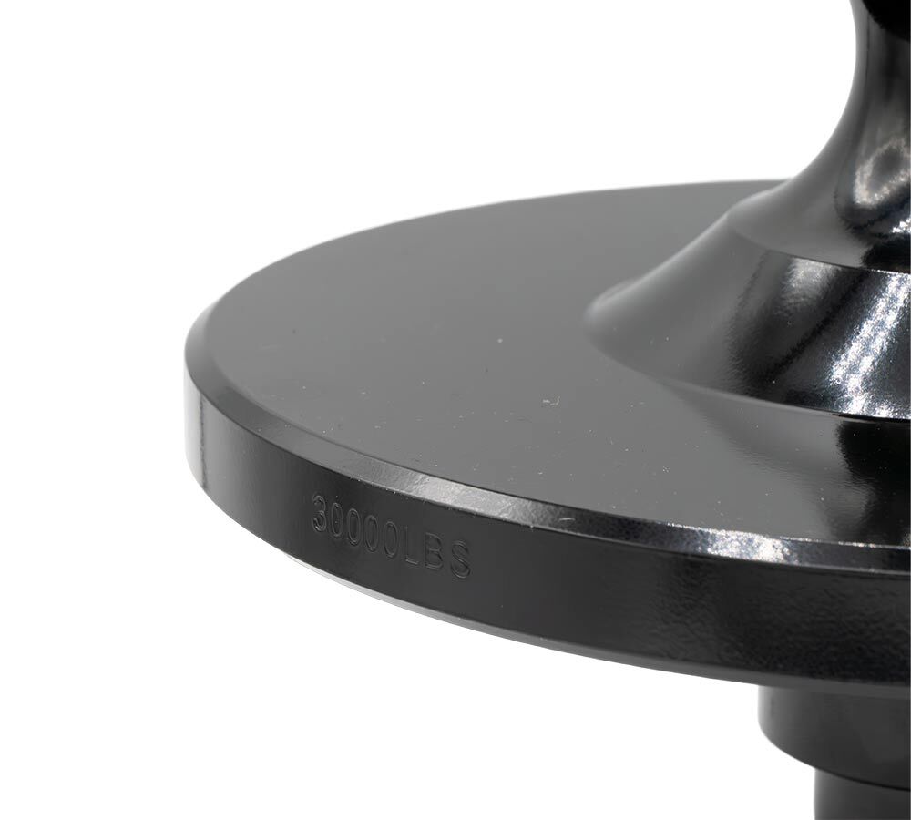 Kingpin to 2-5/16" Gooseneck Ball Hitch Adapter w/ Rings Fit for Tractor, Black