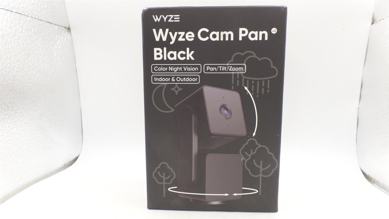 WYZE WYZECPAN3_BK PAN V3 WIRED 1080P IN/OUT SECURITY CAMERA PRIVACY MODE, BLACK