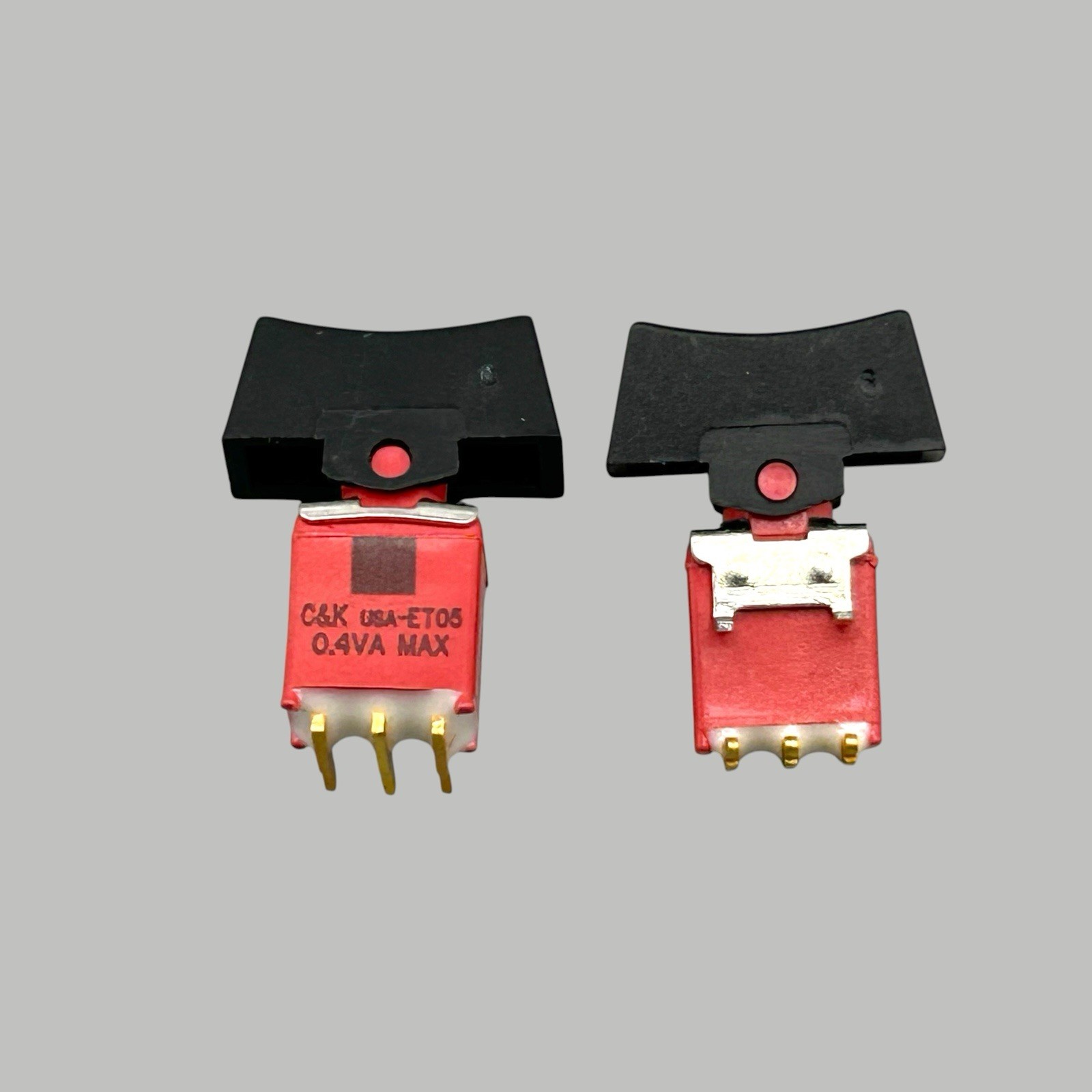 2 - C&K Rocker Switch USA-ET05 ON OFF 5 PIN 0.4VA Max New Ships Quickly